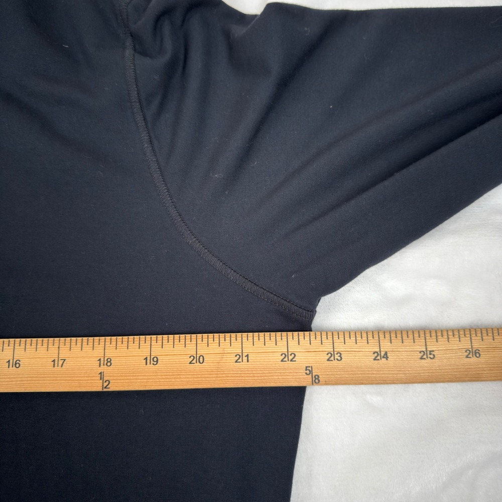 Travis Mathew Mens Black Quarter Zip Pullover Crown Royal Logo Fleece Large - Picture 6 of 10
